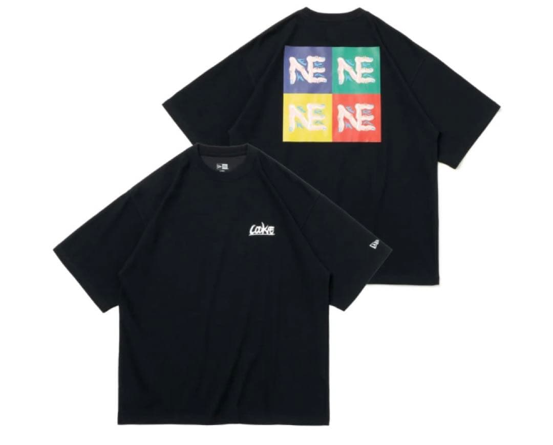 くっきー！ COOKIE！ニューエラくっきーコラボTシャツ　ブラック 新品未使用 👀新商品👀】 本日よりくっきー✖️NEW ERA 商品が発売💥 ・COOKIE NE