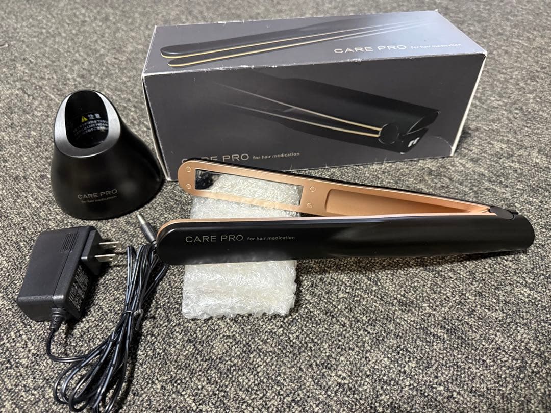 【極美品】 CARE PRO 超音波 アイロン BUI-01 プロフェッショナル CARE PRO®（ケアプロ）BUI-01 超音波アイロン≪トリートメント浸透促進