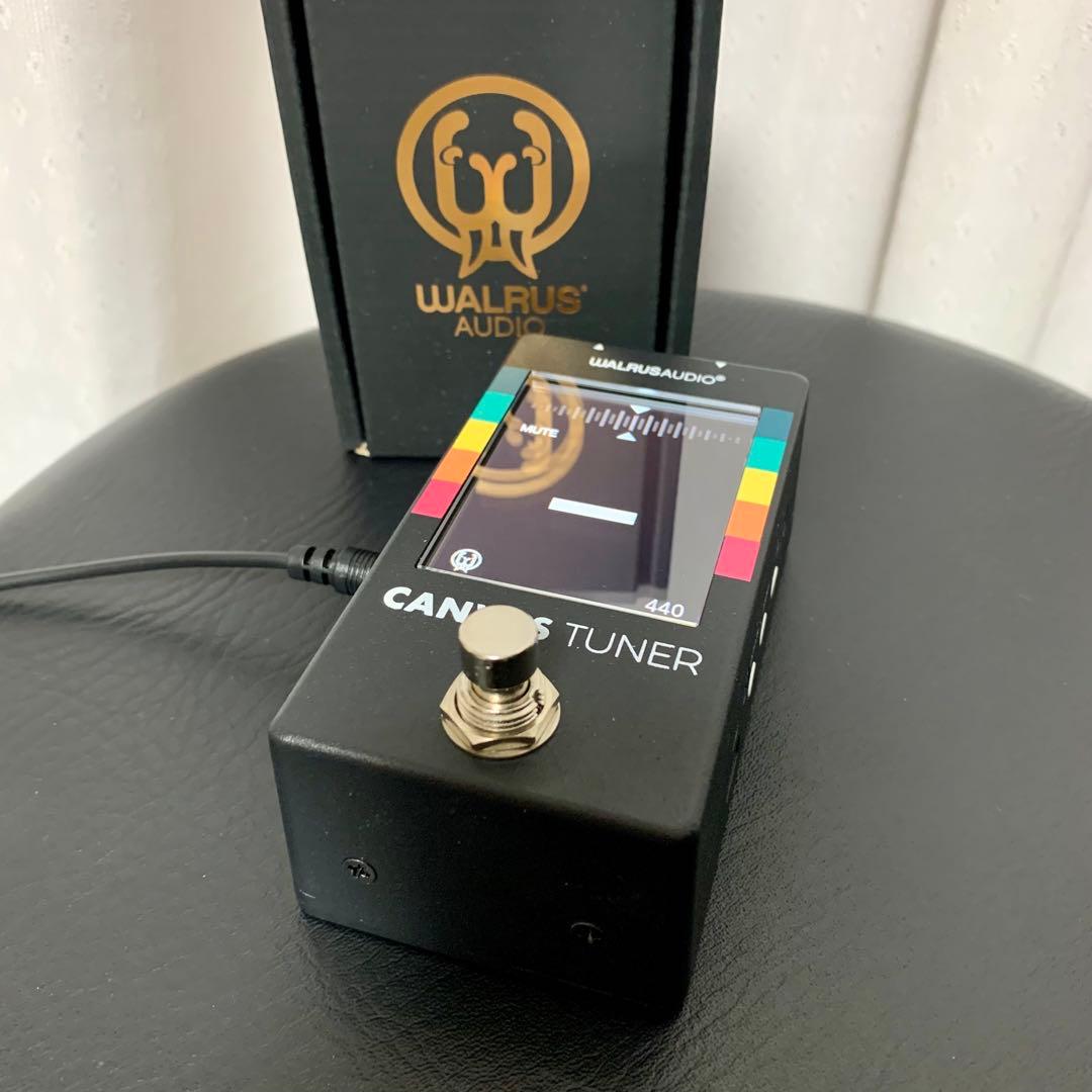 Walrus Audio Canvas Tuner ペダルチューナー WALRUS AUDIOからペダル型チューナー「Canvas Tuner」が発売