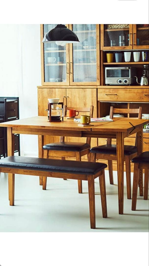 ニコアンド　ダイニングテーブル　ノワゼットシリーズ 幅90～120cm］エクステンションテーブル120/ノワゼットシリーズ【大型