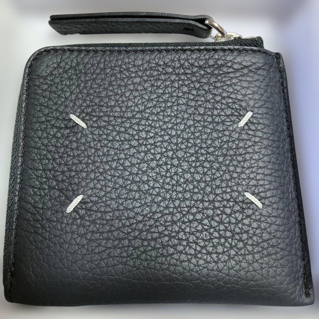 メゾン マルジェラ Ｌ字ファスナー 財布 Maison Martin Margiela】メゾンマルジェラ『レザー L字ファスナー短