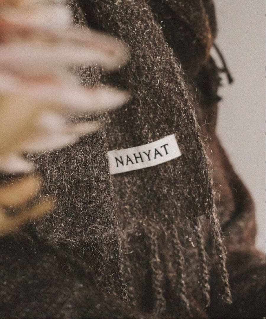 L'ECHOPPE【NAHYAT /ナヤット】別注 モヘア MIX ストール NAHYAT / ナヤット】別注 モヘア MIX ストール（ストール）｜L'ECHOPPE