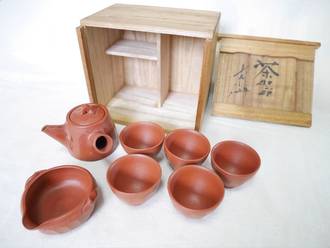 常滑焼　杉江木仙　煎茶セット Yahoo!オークション -「杉江木仙」(常滑) (日本の陶磁)の落札相場