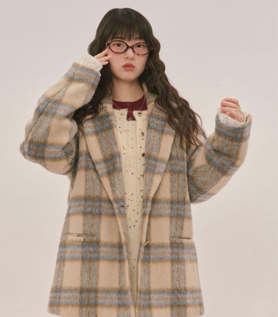 い*く様 loin nuit (ロワンニュイ)のシャギーコート セール】shaggy coat / シャギーコート（テーラードジャケット）｜loin