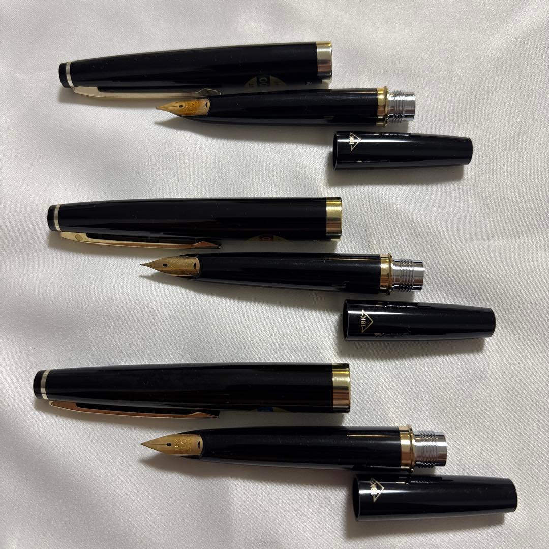 本日最終日]PILOT '70s 新品 Elite 万年筆 18K 3本セット - メルカリ