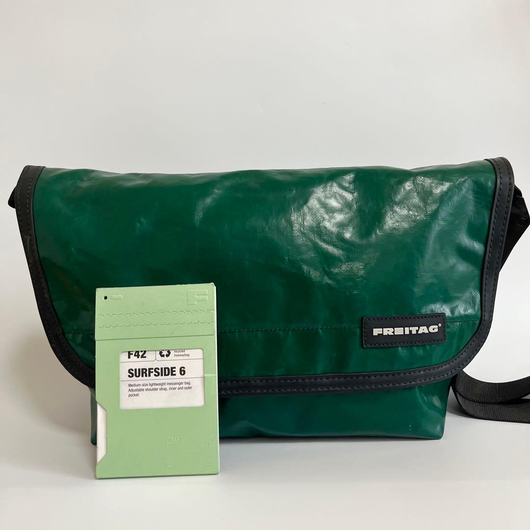 希少 FREITAG F42 SURFSIDE6 オールグリーン IDカード付き 希少 FREITAG F42 SURFSIDE6 オールグリーン IDカード付き 希少