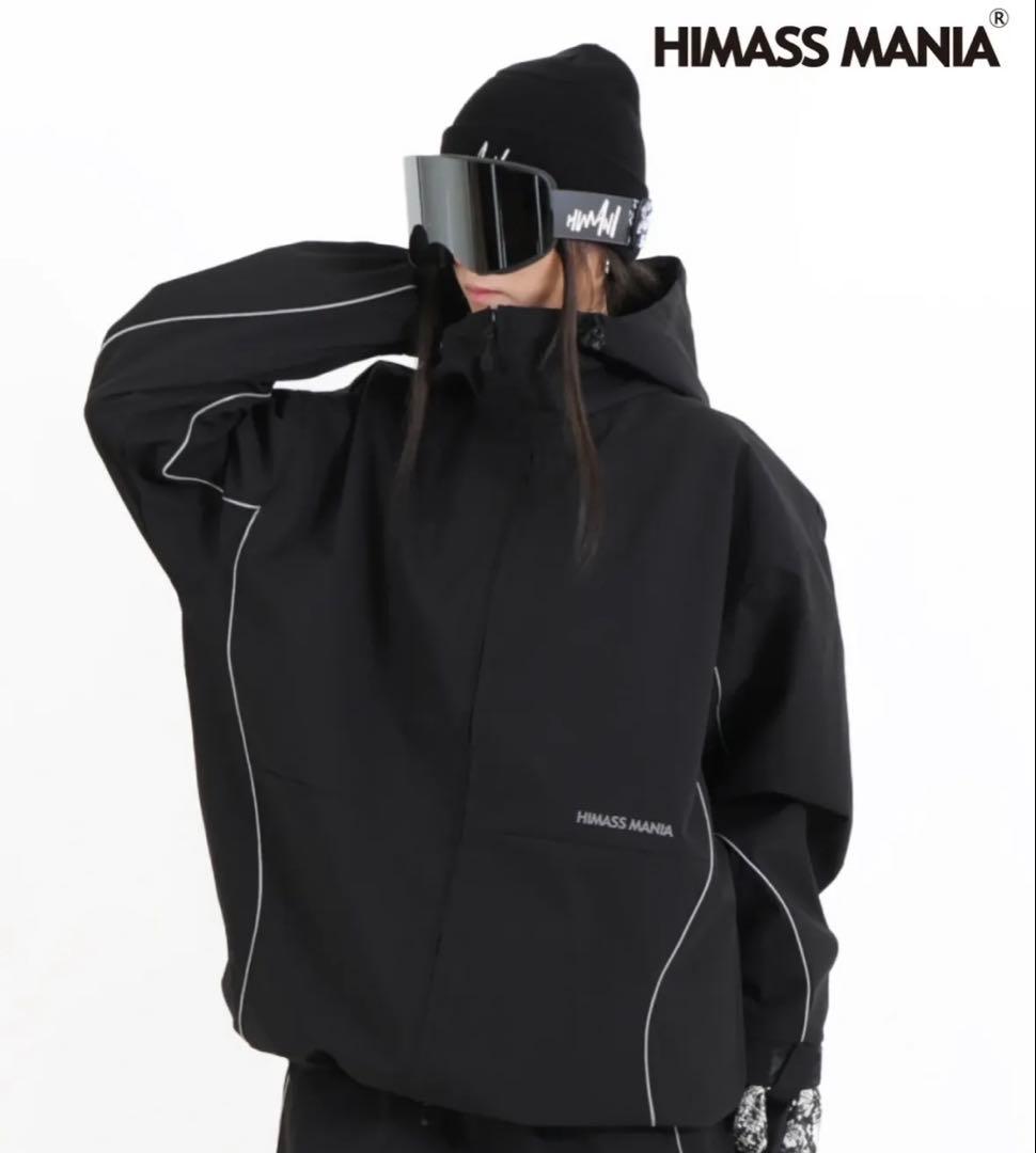 himani スノボウェア ウィメンズ ジャケット 黒 Sサイズ Zip Jacket/ZIPジャケット snj-400 | - SNOW WEAR JACKET - | Peace