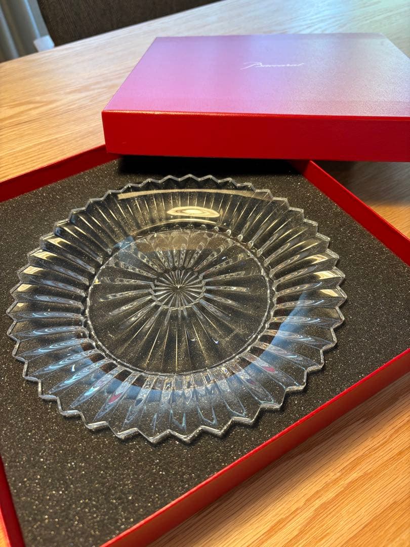 バカラ　プレート直径約20cm 楽天市場】【先着クーポン】 バカラ (Baccarat) ミルニュイ 2-105-134