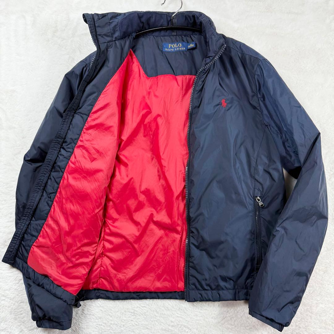 現行✨ ポロラルフローレン ナイロンジャケット ポニー刺繍 ネイビー ポロラルフローレン ナイロン コーチジャケット 刺繍ポニー M〜L相当