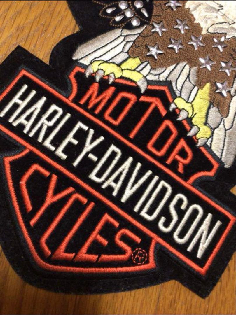 入手困難品】ハーレーダビッドソン 大きい 特大ワッペン 背中