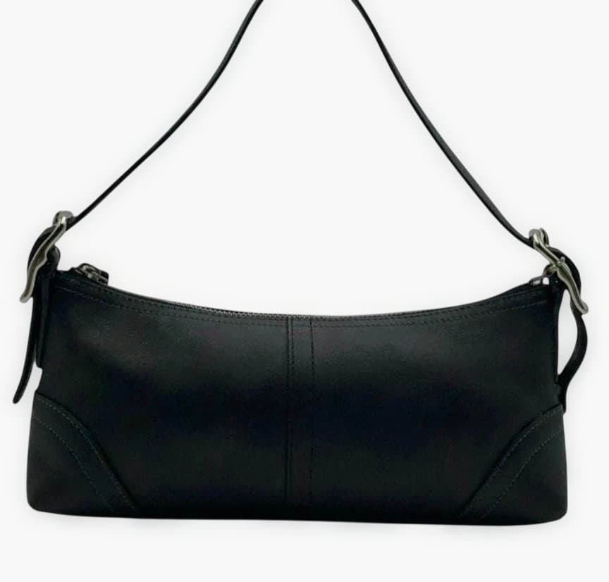 【極美品】COACHコーチ　ハンドバッグ　ポーチ　ブラック　レザー　　8A64 楽天市場】COACH(コーチ) ショルダーバッグ/ハンドバッグ 8A64 黒