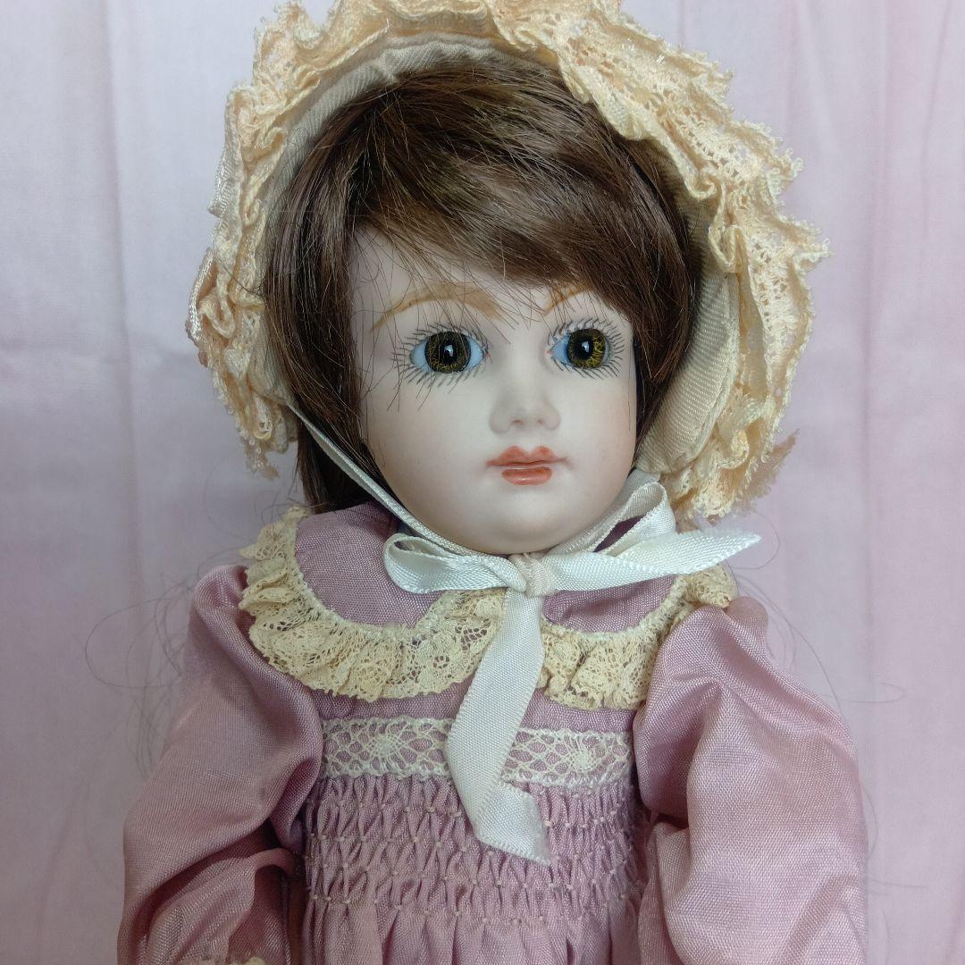 ♥ピンクのドレスが可愛いビスクドール（リプロ）♥ ♥ピンクのドレスが可愛いビスクドール（リプロ）♥ 最終価格♥秋の大