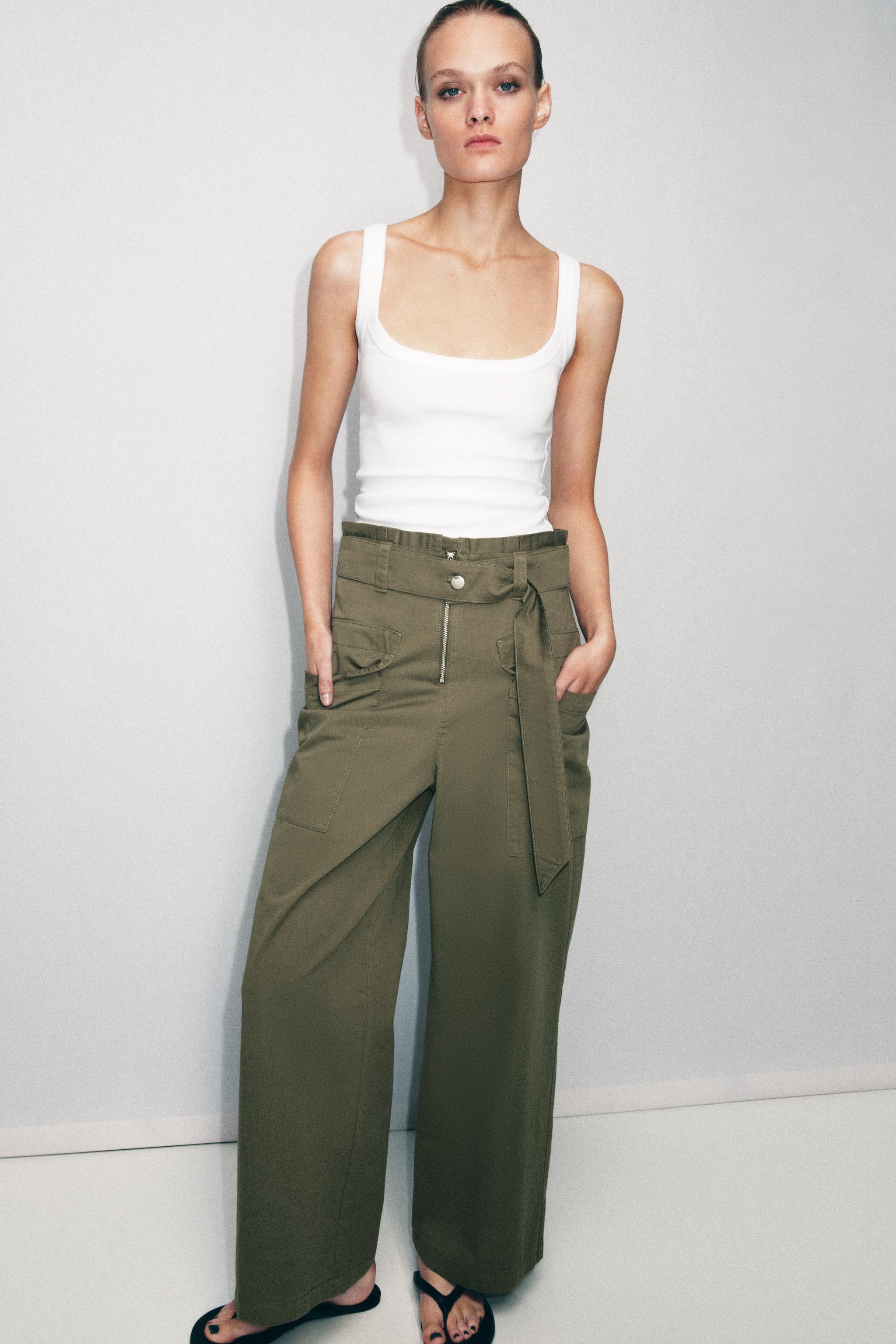 ワイドレッグパンツ | ZARA 日本
