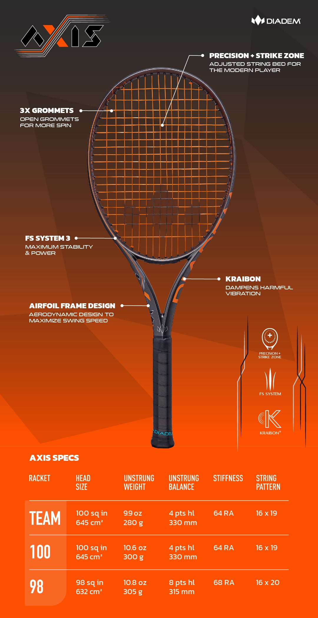 Diadem Axis 98 – String Perfect