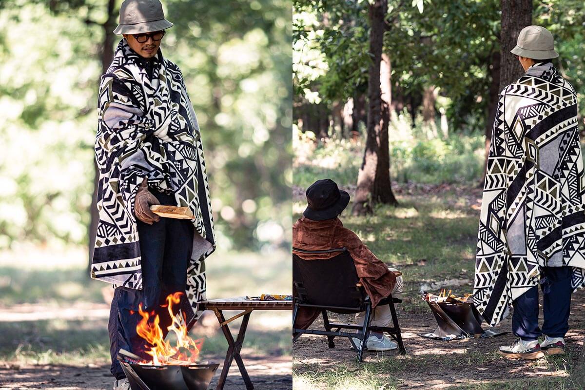 難燃ブランケット ひざ掛け 暖かい 毛布 寒さ対策 秋冬 車中泊【1年