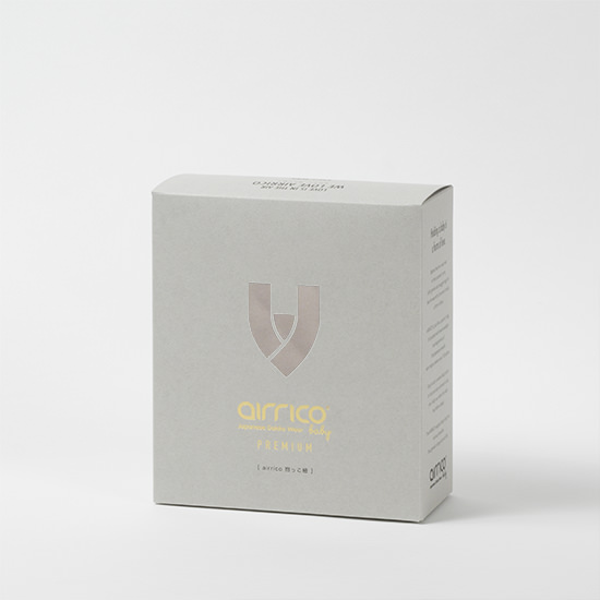 エアリコ抱っこ紐「プレミアム」シルバーグレー | AIRRICOBABY