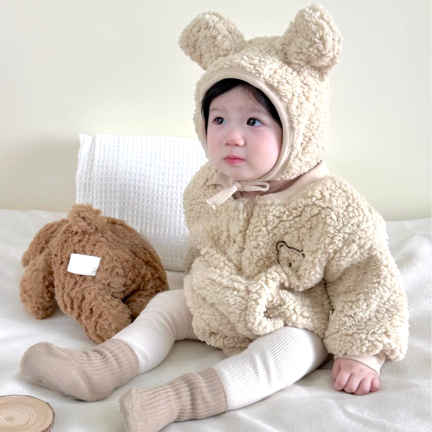 もこくまロンパース60～90cm – Amber mimi