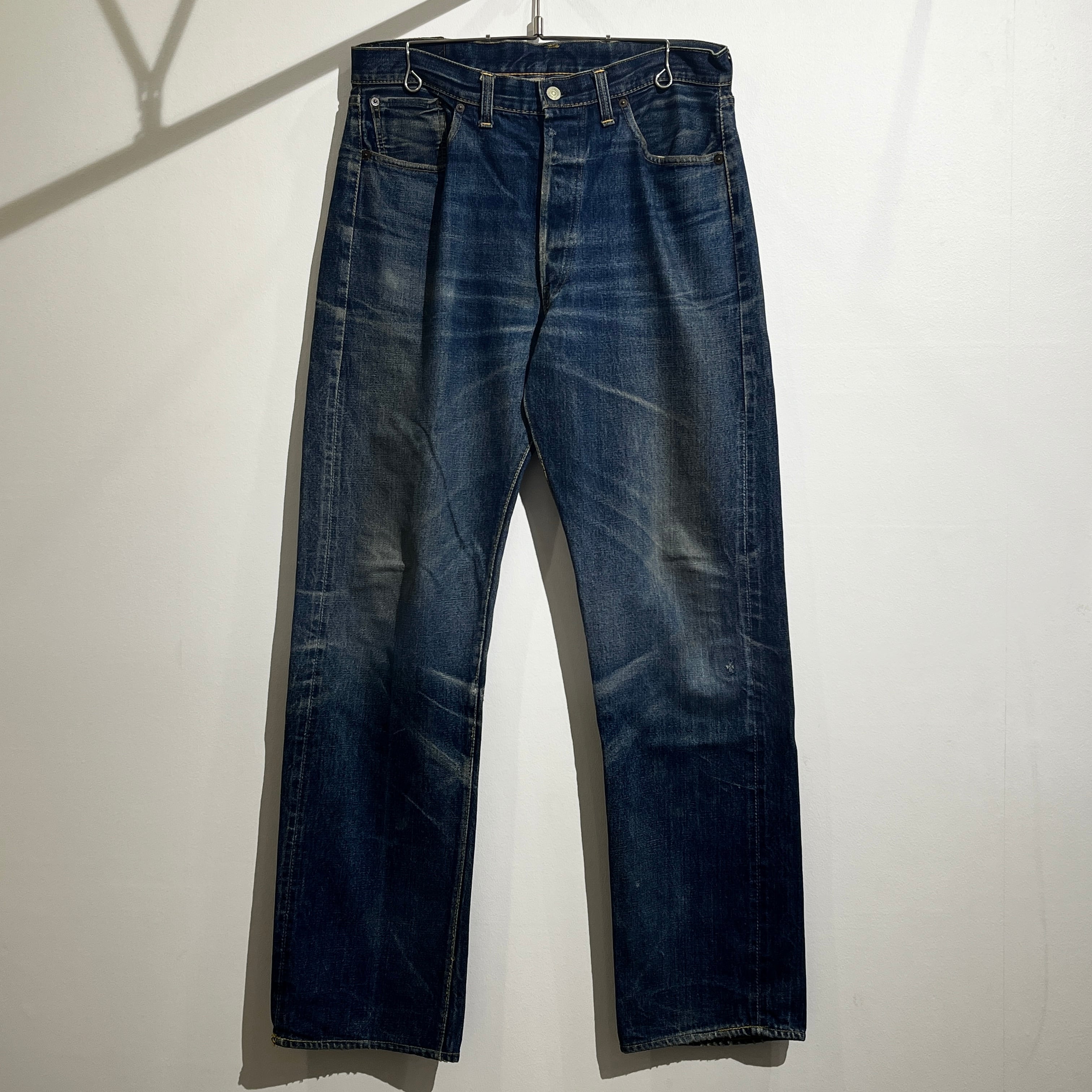 50s Levi's 501XX Denim Pants 50年代 リーバイス ギャラ無し 鬼ヒゲ