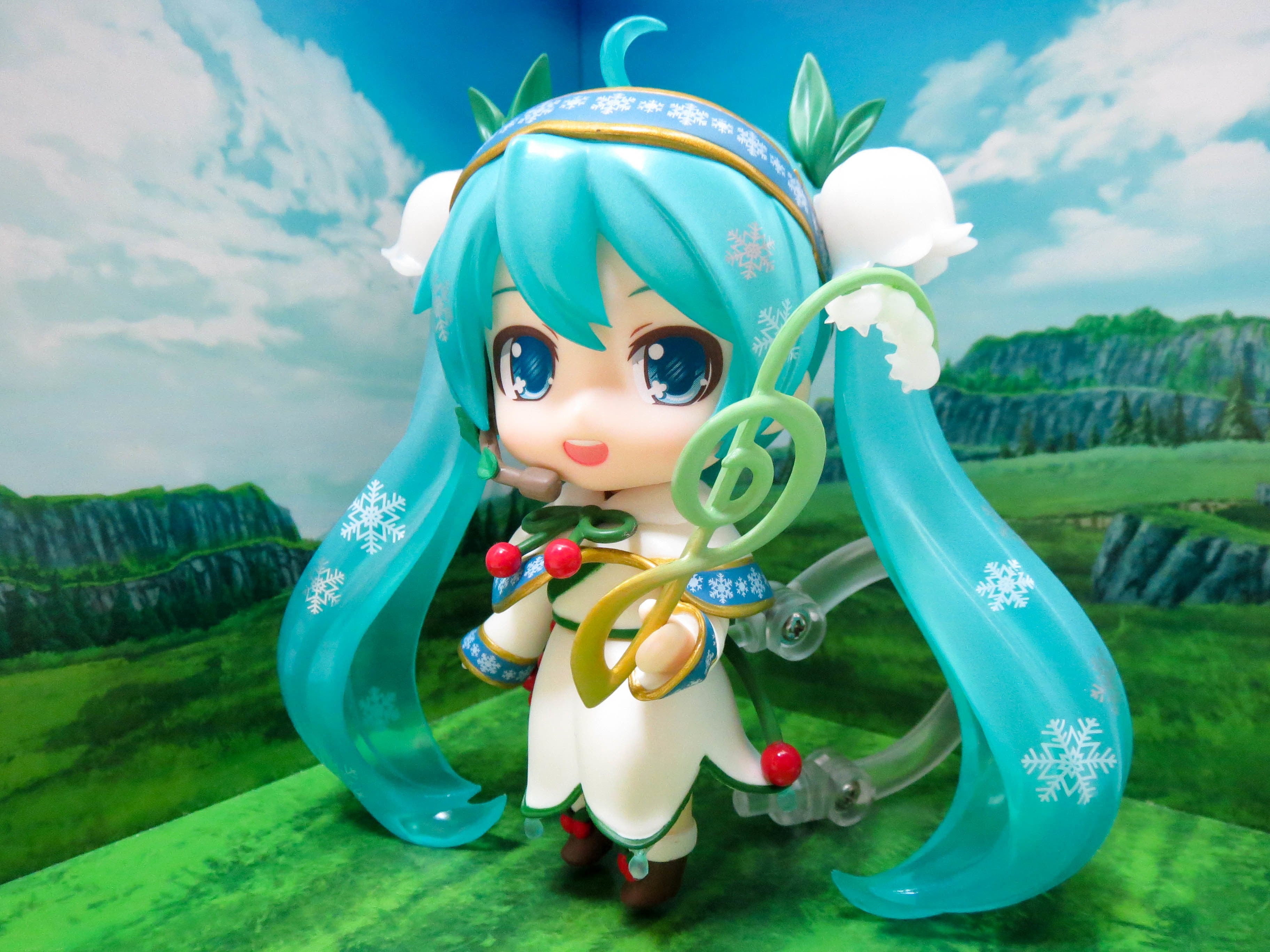 SALE】【493】 雪ミク Snow Bell Ver. 顔パーツ 笑顔（普通