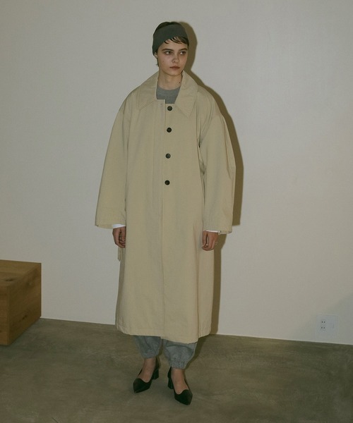 MANOF（マノフ）の「BATTING LONG COAT（ステンカラーコート）」 - WEAR