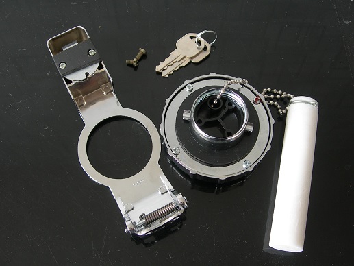 CB750F,CB900F,CB1100F,CBX,CB400/250N ゲージ付きタンクキャップ白