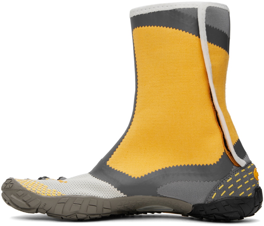 SUICOKE Orange & Gray Vibram FiveFingers Edition NIN-HI Sneakers