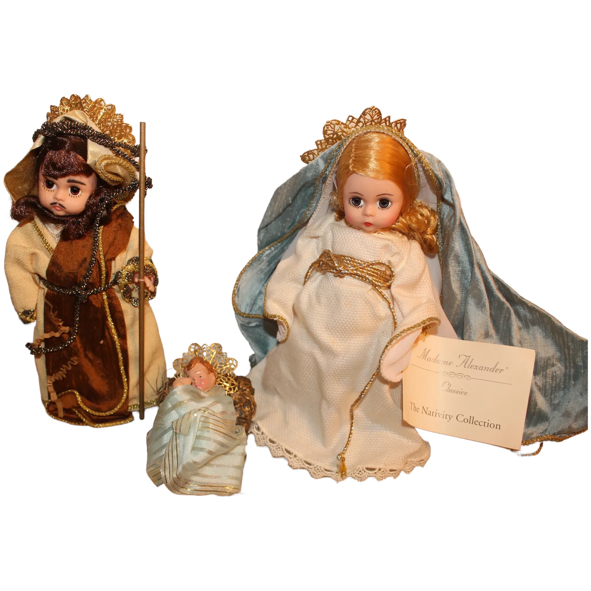 Madame Alexander - Nativity Collection - Mary, Baby Jesus, Joseph