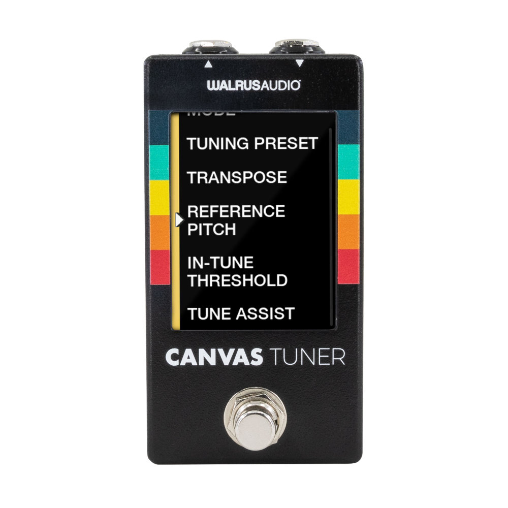 WALRUS AUDIOからペダル型チューナー「Canvas Tuner」が発売