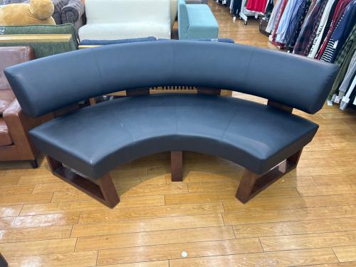 シギヤマ家具 (シギヤマカグ) ラウンドソファ ブラック グランド