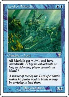 アトランティスの王/Lord of Atlantis》[LEA] 青R | 日本最大級 MTG