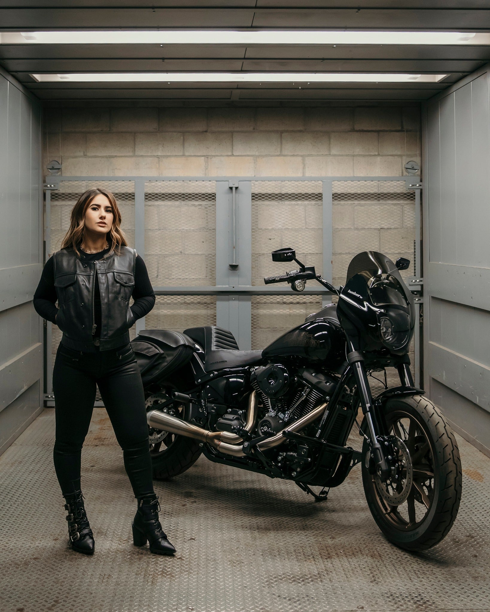 First MFG x FXDLS Brooklyn The Outride Vest and Motorcycle Jacket